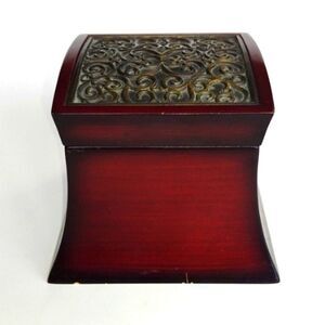 Bombay Company Musical Ring Jewelry Box  with Inlaid Lid